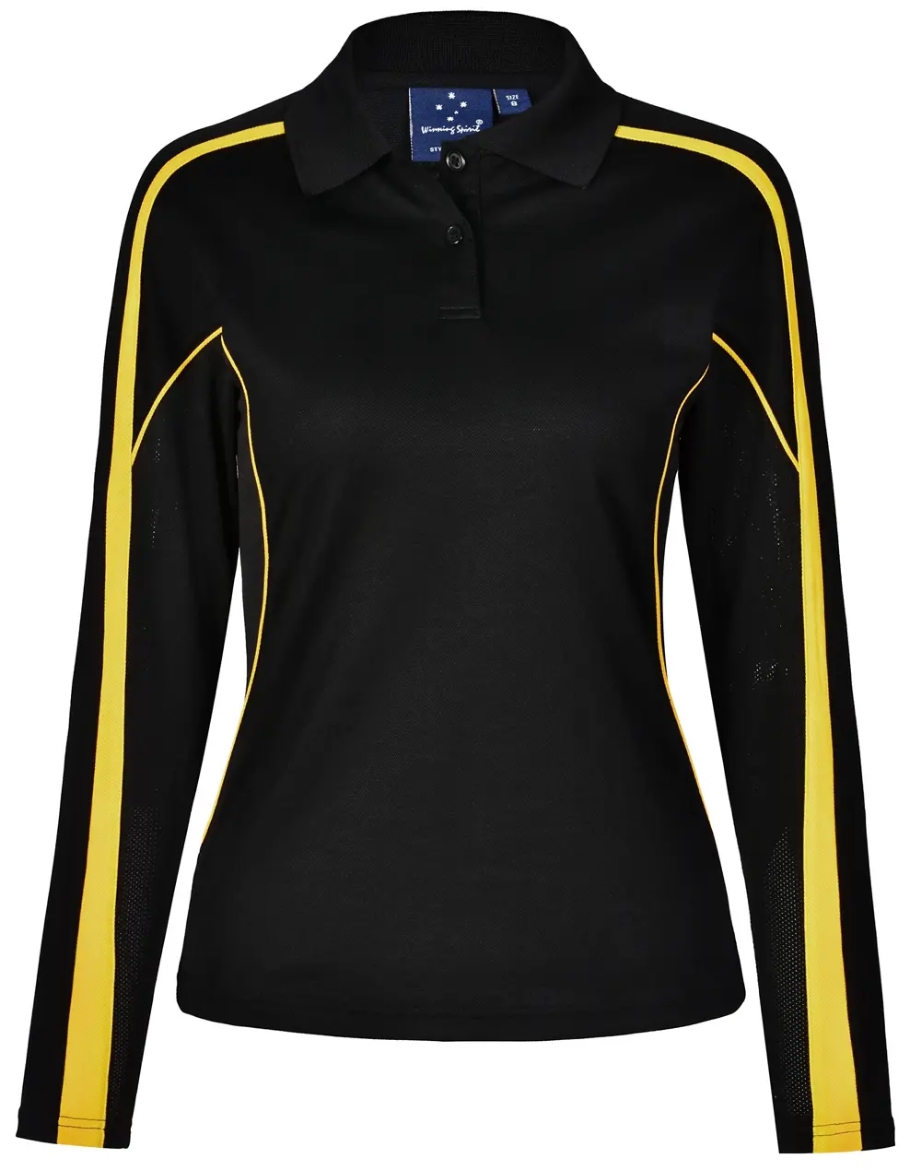 Picture of Winning Spirit, Ladies TrueDry L/S Polo